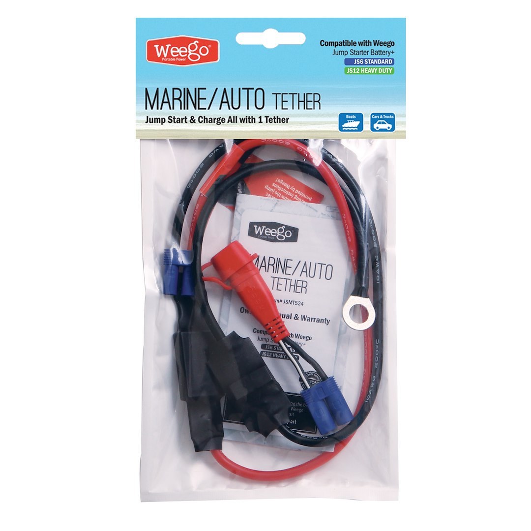 Weego Battery Charging Cable, For Use on Vehicles and Boats with Hard to Reach Batteries – JSMT524