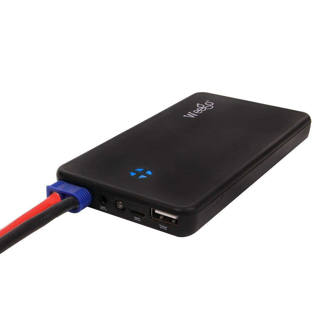 Weego Battery Charging Cable, For Use on Powersports with Hard to Reach Batteries, Uses Tether for Jumping or SAE Adapter for Trickle Charge – JSPT524
