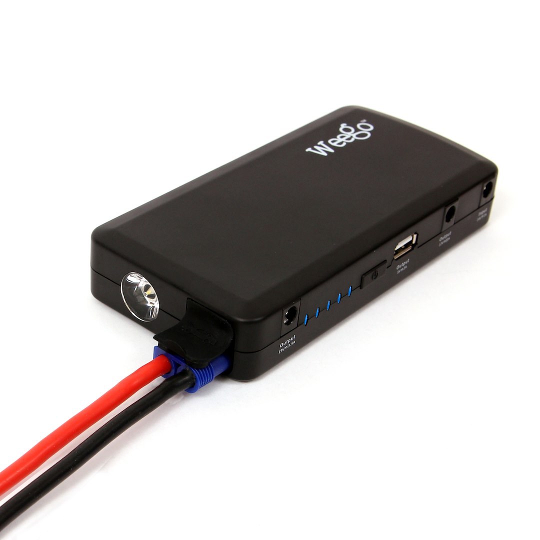 Weego Battery Charging Cable, For Use on Powersports with Hard to Reach Batteries, Uses Tether for Jumping or SAE Adapter for Trickle Charge – JSPT524