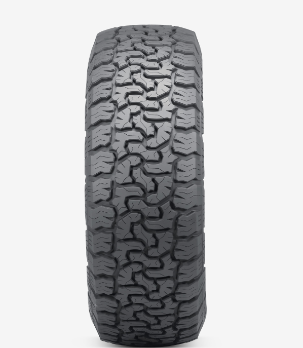 Wheel Group Tire, Terrain Pro A/T P, P33 X 12.50R24, All Terrain Passenger Car, Steel Belted, Radial, Black Sidewall, Tubeless – 33-125024AMP/CA2F