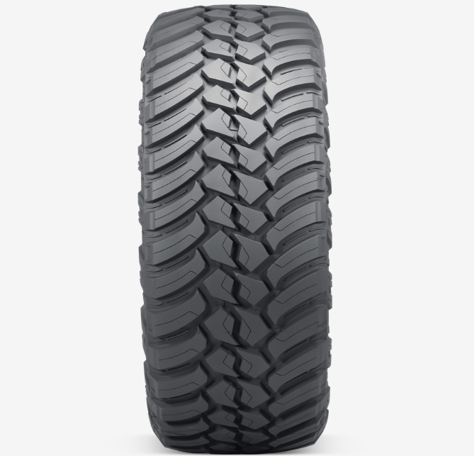 Wheel Group Tire, Terrain Attack M/T a, LT33 X 13.50R24, Mud Terrain Light Truck & SUV, Steel Belted, Radial, Black Sidewall – 33-135024AMP/CM2F