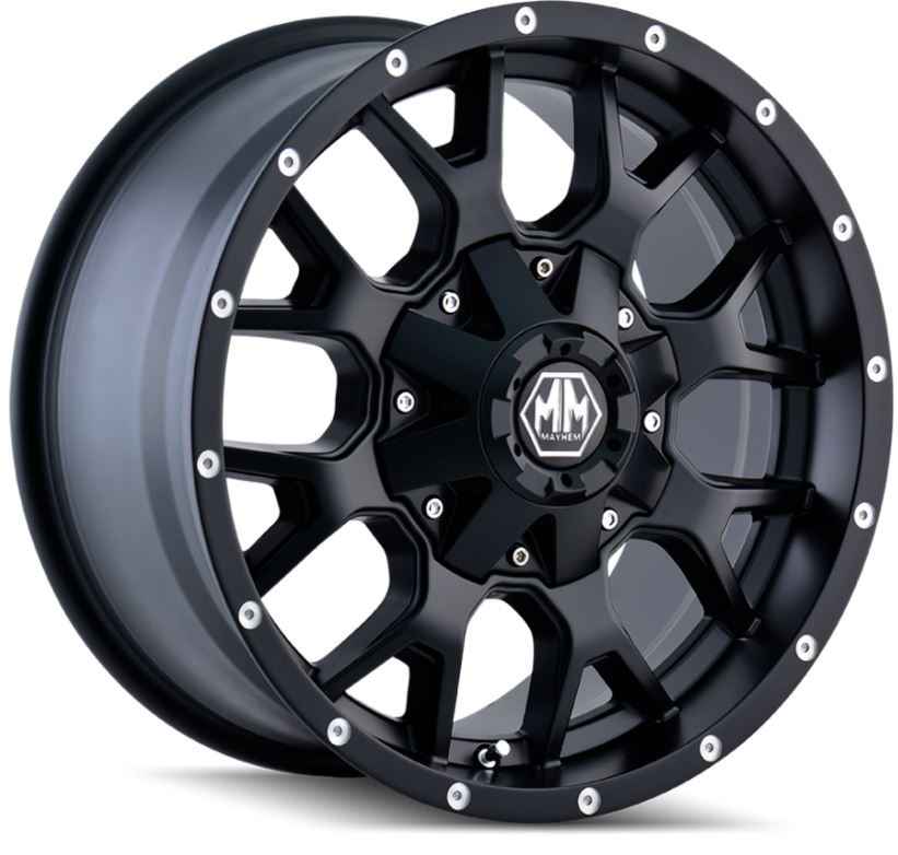 Wheel Group Wheel, Warrior 8015, 20 Inch Diameter X 10 Inch Width – 8015-2137MB