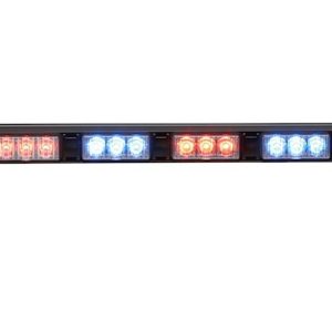 Whelen Warning Light, Dominator™, 30.37 Inch Length X 2.31 Inch Width X 1.5 Inch Height, Full Bar, 8 LED, Clear Lens, 7Scan-Lock Patterns – D8