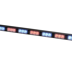 Whelen Warning Light, Dominator™, 30.37 Inch Length X 2.31 Inch Width X 1.5 Inch Height, Full Bar, 8 LED, Clear Lens, 7Scan-Lock Patterns – D8