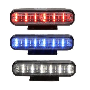 Whelen Warning Light, Ion™ Series, 4 Inch Length X 1.13 Inch Width X 1 Inch Height, Universal Mount, Directional LED, Clear Lens – I3JC