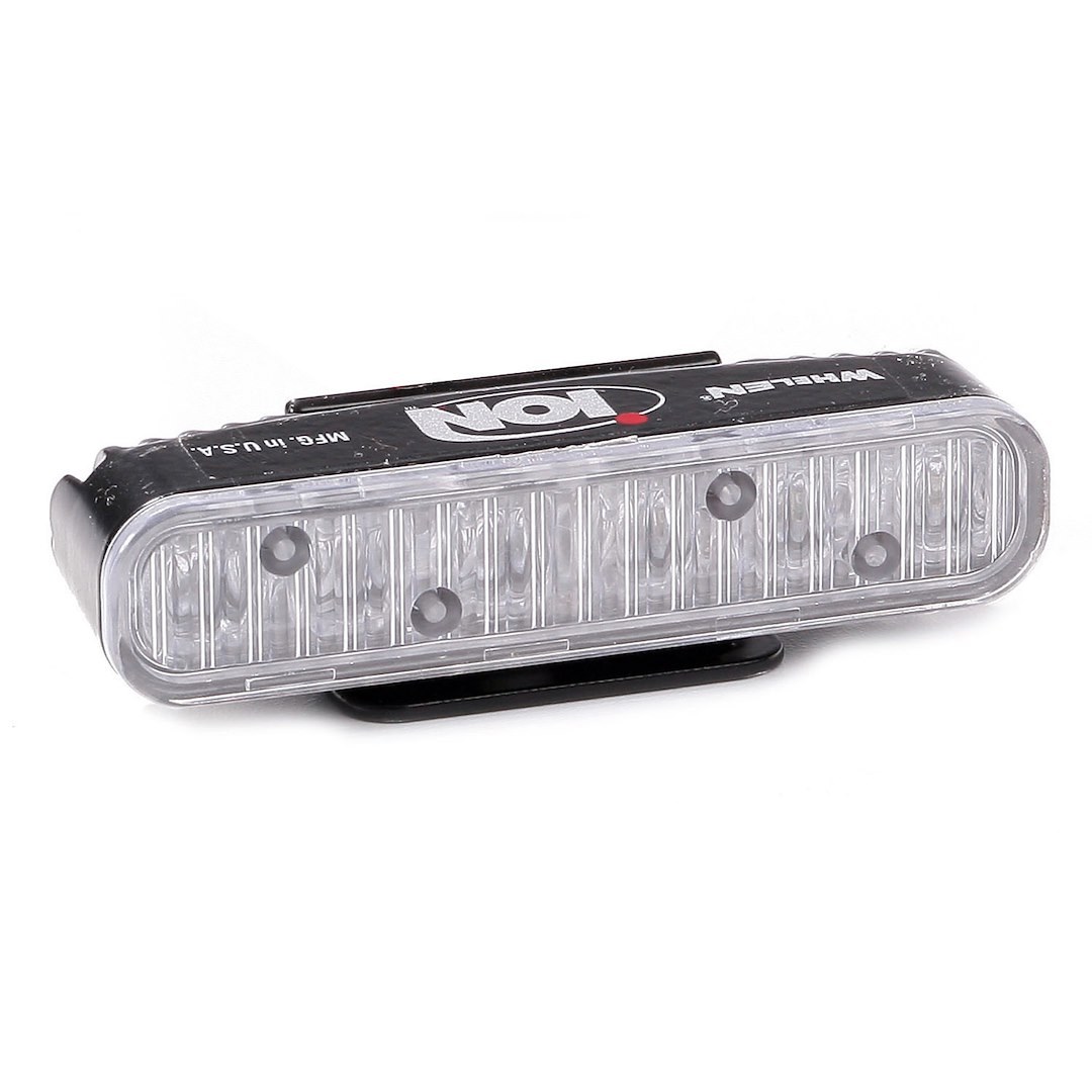 Whelen Warning Light, Ion™ Series, 4 Inch Length X 1.3 Inch Width X 1 Inch Height, Surface Mount, LED, Clear Lens, 69 Scan-Lock Flash Pattern – IONM