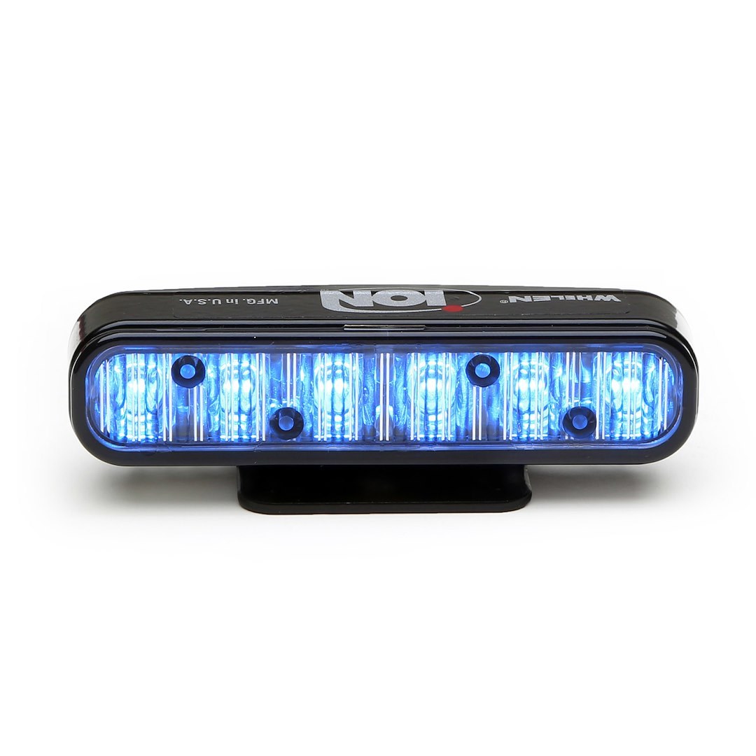 Whelen Warning Light, Ion™ Series, 4 Inch Length X 1.3 Inch Width X 1 Inch Height, Surface Mount, LED, Clear Lens, 69 Scan-Lock Flash Pattern – IONM