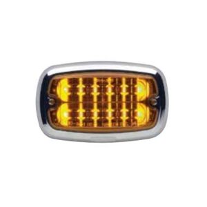 Whelen Warning Light, M-Series™, 5-1/2 Inch Length X 3.4 Inch Height X 1.4 Inch Depth, Surface Mount, LED, Amber Lens – M4A
