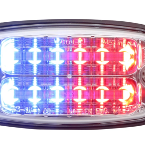 Whelen Warning Light, M4, 5-1/2 Inch Length X 3.4 Inch Width X 1.8 Inch Height, Surface Mount, LED, Clear Lens – M4DWJ