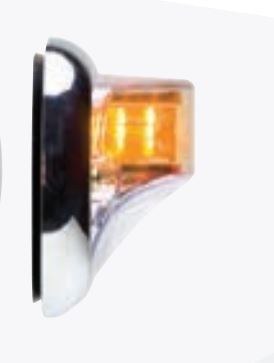 Whelen Warning Light, M4, 5-1/2 Inch Length X 3.4 Inch Width X 1.4 Inch Height, Surface Mount, LED, Clear Lens – M4V2AC