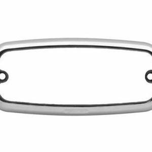 Whelen Warning Light Bezel, M7 Series, Use with M7 Series Warning Lights, Rectangular, Surface Mount, 7.6 Inch Length X 3.4 Inch Height, Chrome – M7FC