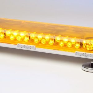 Whelen Warning Light, Mini Century ™, 23 Inch Length X 7-1/2 Inch Width X 2-1/2 Inch Height, Mini Bar, Magnetic Mount, LED, Clear Lens – MC23MF