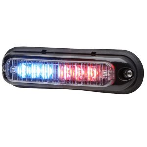 Whelen Warning Light, Micron™, 4.04 Inch Length X 0.825 Inch Width X 0.89 Inch Height, Surface Mount, LED, Clear Lens – MCRNSJX