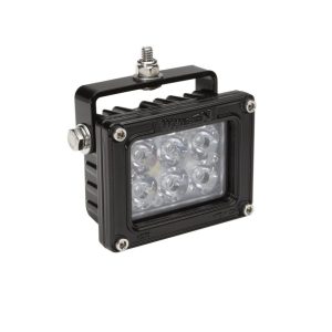 Whelen Spotlight, Pioneer Nano ™, 19.6 Watt LED, Black Die-Cast Aluminum Powder Coated Housing, White Light, 8 Degree Spot Beam, 1800 Lumens – NP6BB