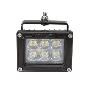 Whelen Spotlight, Pioneer Nano ™, 19.6 Watt LED, Black Die-Cast Aluminum Powder Coated Housing, White Light, 8 Degree Spot Beam, 1800 Lumens – NP6BB