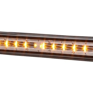 Whelen Warning Light, Strip-Lite™, 11.11 Inch Length X 1.68 Inch Width X 0.53 Inch Height, Surface Mount, LED, Clear Lens, Amber Light – PSA01FCR