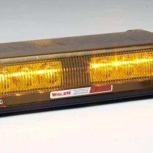 Whelen Warning Light, Responder ®, 17 Inch Length X 6.313 Inch Width X 2.875 Inch Height, Mini Bar, Magnetic Mount, LED, Amber Lens – R1LPMA