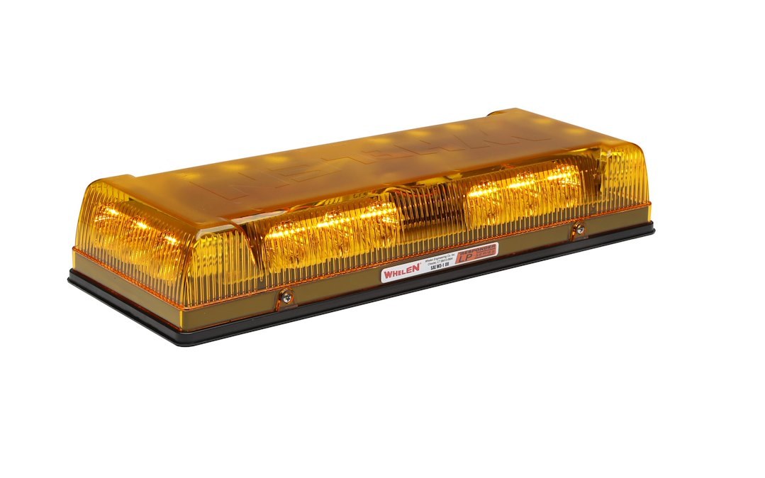 Whelen Warning Light, Responder ®, 17 Inch Length X 6.313 Inch Width X 2.875 Inch Height, Mini Bar, Permanent Mount, LED, Amber Lens – R1LPPA