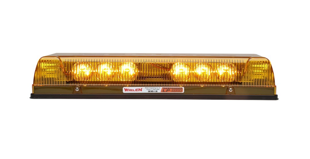 Whelen Warning Light, Responder ®, 17 Inch Length X 6.313 Inch Width X 2.875 Inch Height, Mini Bar, Permanent Mount, LED, Amber Lens – R1LPPA
