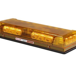 Whelen Warning Light, Responder ®, 17 Inch Length X 6.313 Inch Width X 2.875 Inch Height, Mini Bar, Permanent Mount, LED, Amber Lens – R1LPPA