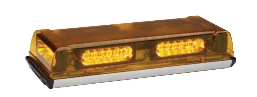 Whelen Warning Light, Responder ®, 17 Inch Length X 6.313 Inch Width X 3-1/4 Inch Height, Mini Bar, Permanent Mount, LED, Amber Lens – R2LPHPA