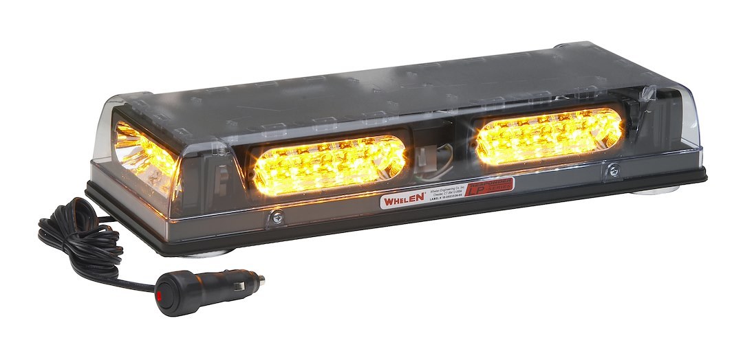 Whelen Warning Light, Responder ®, 17 Inch Length X 6.313 Inch Width X 2.845 Inch Height, Mini Bar, Magnetic Mount, LED, Clear Lens – R2LPMF