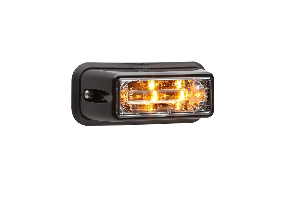 Whelen Warning Light, LIN3 ™ Series, 3-1/2 Length X 1-1/4 Width X 1.125 Inch Height, Horizontal Surface Mount, Directional LED – RSA02ZCR