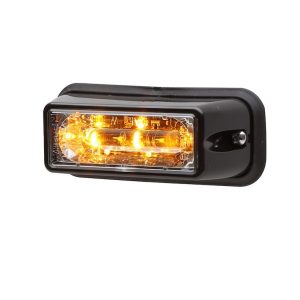Whelen Warning Light, LIN3 ™ Series, 3-1/2 Length X 1-1/4 Width X 1.125 Inch Height, Horizontal Surface Mount, Directional LED – RSA02ZCR
