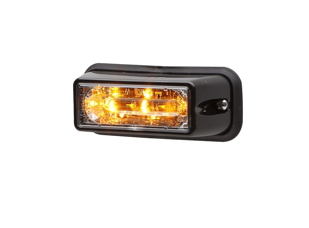 Whelen Warning Light, LIN3 ™ Series, 3-1/2 Length X 1-1/4 Width X 1.125 Inch Height, Horizontal Surface Mount, Directional LED – RSA02ZCR