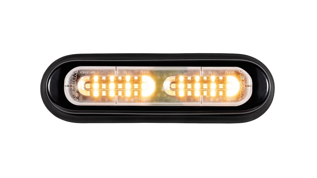 Whelen Warning Light, T-Series™ Linear Super-Led® Duo™, 5.14 Inch Length X 1/2 Inch Width X 1-1/2 Inch Height, Mini Bar, Surface Mount – TSS0F