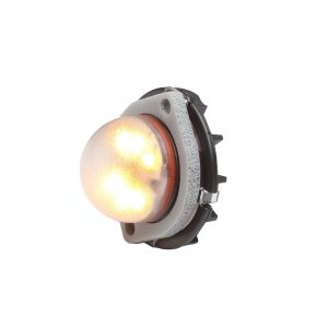 Whelen Warning Light, Vertex ™ Series, 1.625 Inch Diameter X 1 Inch Height, Dome Style, 1 Inch Recess/ Surface Mount, Directional LED – VTX609A