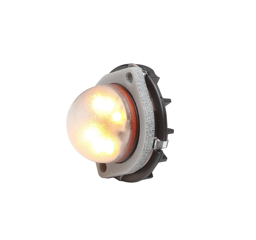 Whelen Warning Light, Vertex ™ Series, 1.625 Inch Diameter X 1 Inch Height, Dome Style, 1 Inch Recess/ Surface Mount, Directional LED – VTX609A