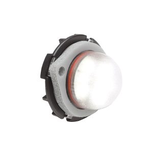 Whelen Warning Light, Vertex ™ Series, 1.625 Inch Diameter X 1 Inch Height, Dome Style, 1 Inch Recess/ Surface Mount, Directional LED – VTX609C