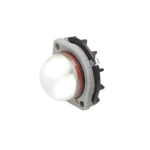 Whelen Warning Light, Vertex ™ Series, 1.625 Inch Diameter X 1 Inch Height, Dome Style, 1 Inch Recess/ Surface Mount, Directional LED – VTX609C