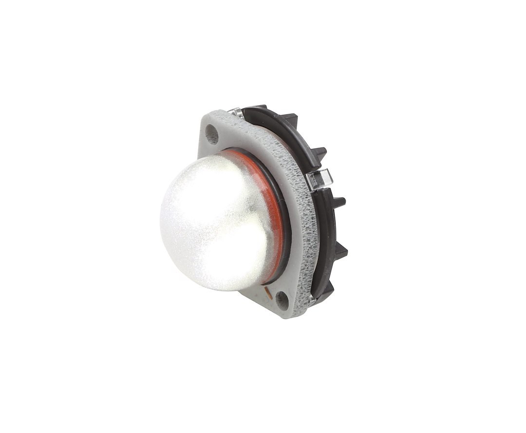 Whelen Warning Light, Vertex ™ Series, 1.625 Inch Diameter X 1 Inch Height, Dome Style, 1 Inch Recess/ Surface Mount, Directional LED – VTX609C
