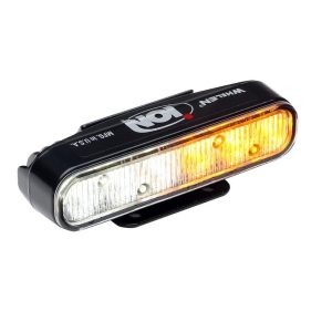Whelen Warning Light, Ion™ Series, 4 Inch Length X 1.3 Inch Width X 1 Inch Height, Surface Mount, LED, Clear Lens, 25 Scan-Lock Flash Patterns – WIONF