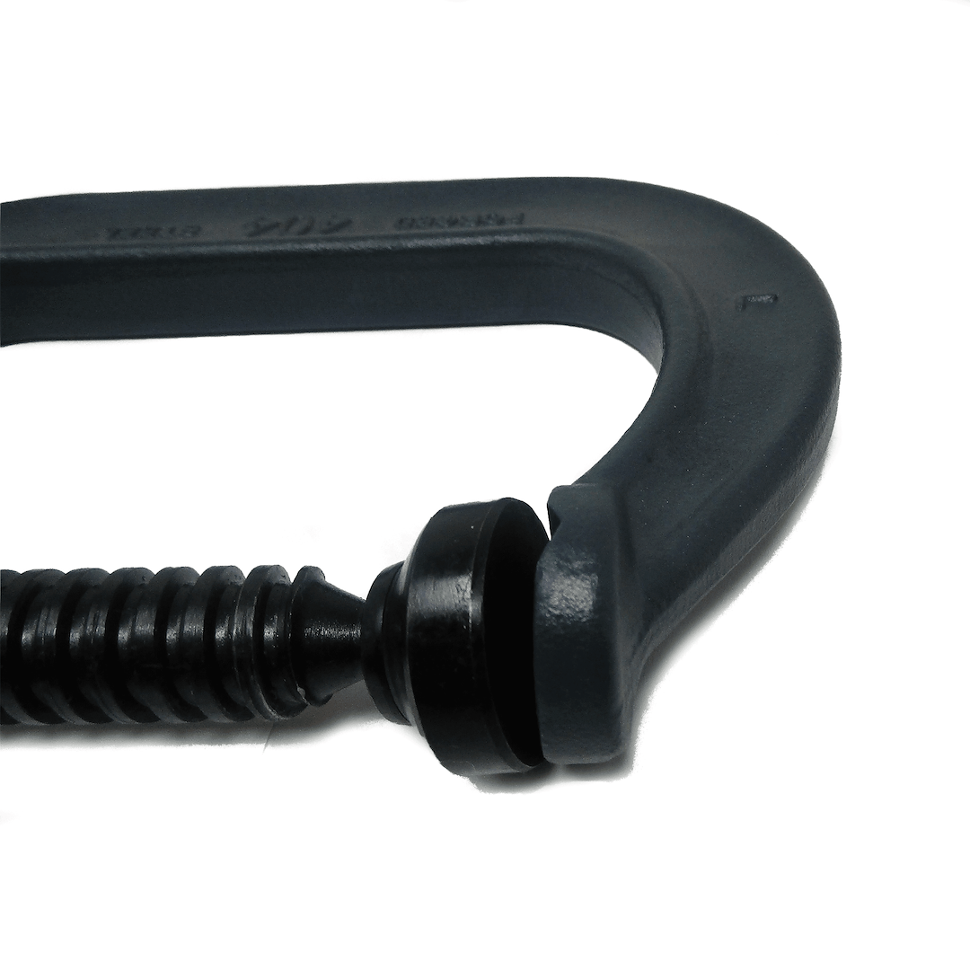 Wilton Tools C Clamp, 0 – 4-1/4 Inch Jaw Width, Deep Throat, 3-1/4 Inch Throat Depth, Oxide Coated, Black Steel, Without Swivel Pad – 14242