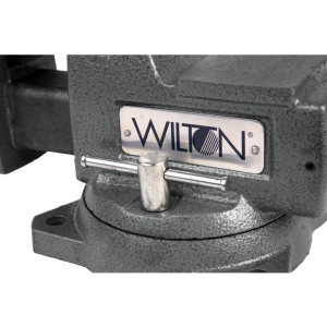 Wilton Tools Vise, Mechanics, Bolts to Work Bench, 4-1/2 Inch Jaw Opening, 4 Inch Jaw Width, 3-7/16 Inch Throat Depth, 360 Degree Swivel Base – 21300