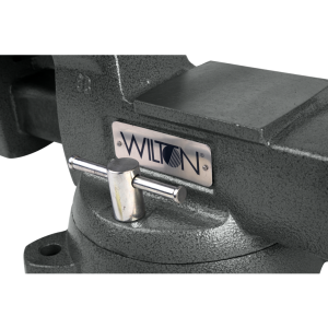 Wilton Tools Vise, Machinist, Bolts to Work Bench, 8-1/4 Inch Jaw Opening, 8 Inch Jaw Width, 4-3/4 Inch Throat Depth, 360 Degree Swivel Base – 21800