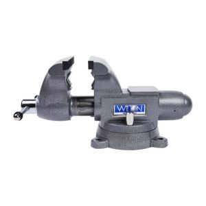 Wilton Tools Vise, Tradesman, Bolts to Work Bench, 6-3/4 Inch Jaw Opening, 8 Inch Jaw Width, 4-3/4 Inch Throat Depth, 360 Degree Swivel Base – 28808