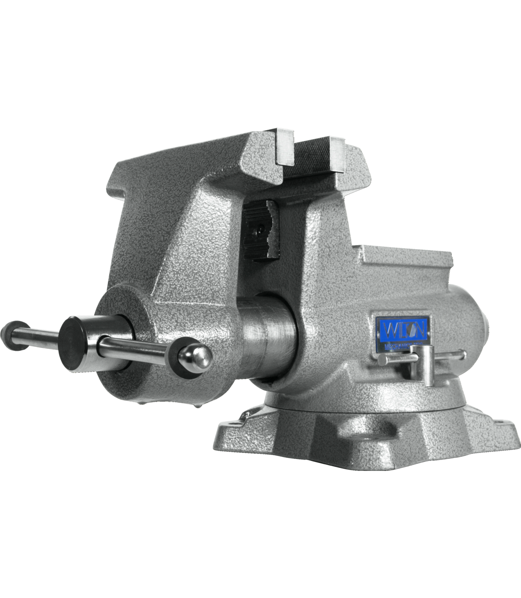 Wilton Tools Vise, Mechanics Pro, Bolts to Work Bench, 6 Inch Jaw Opening, 6-1/2 Inch Jaw Width, 4-3/8 Inch Throat Depth – 28812
