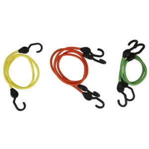 Winston Prod Bungee Cord, Smartstraps, Rubber, Two 24 Inch Length/ Two 36 Inch Length/ One 48 Inch Length, Coated Steel Hooks – 119