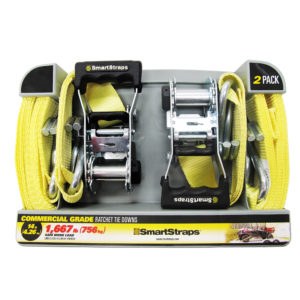 Winston Prod Tie Down Strap, Smartstraps, Ratchet Strap, 14 Foot Length X 1-1/5 Inch Length, 1667 Pound Load Capacity, 5000 Pound Break Strength – 159