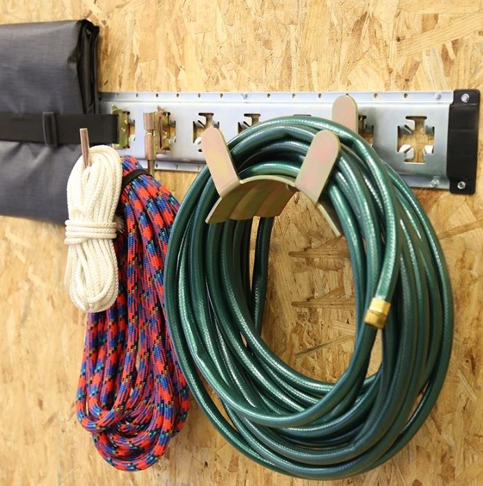 Winston Prod Multi Purpose Hook, Cargosmart, Rotating J Hook for AN E-Track or Cargosmart X-Track System, Zinc Coated Steel, Single – 1700