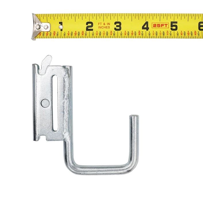 Winston Prod Multi Purpose Hook, Cargosmart, Small Flat Bottom Square Hook for AN E-Track or Cargosmart X-Track System – 1704