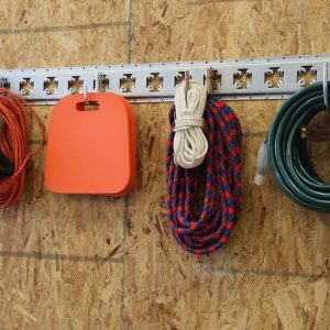 Winston Prod Multi Purpose Hook, Cargosmart, Small Flat Bottom Square Hook for AN E-Track or Cargosmart X-Track System – 1704