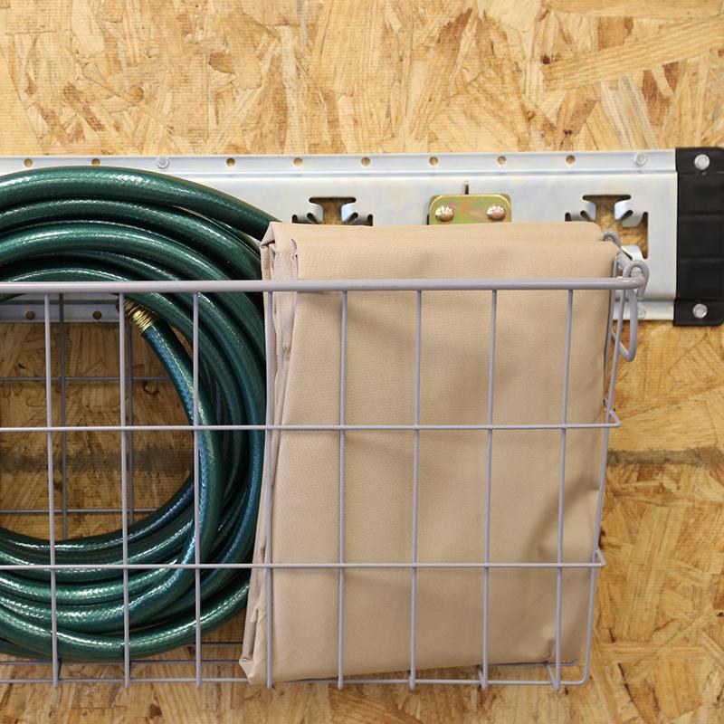 Winston Prod Wire Basket, Cargosmart, 24 Inch Length X 6 Inch Width X 12 Inch Height, Non-Collapsible, E-Track/ X-Track Mount, Coated Steel – 1719