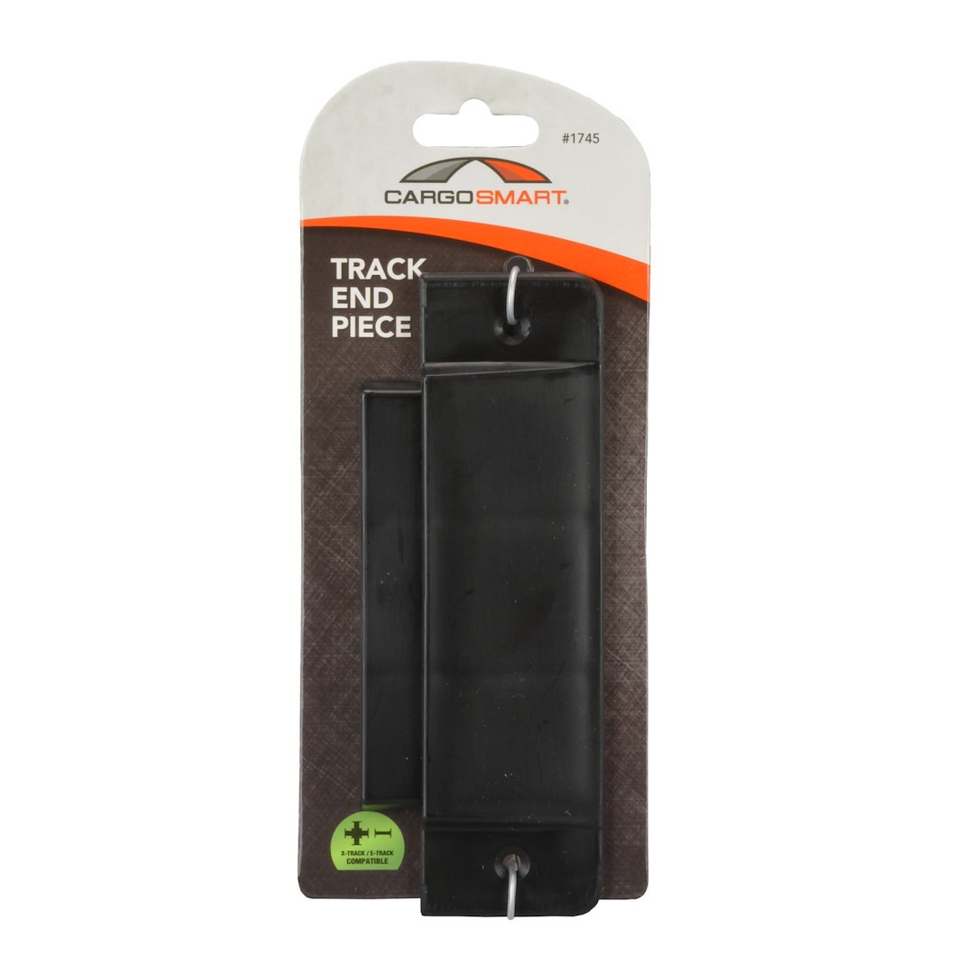 Winston Prod Tie Down Track, Cargosmart, End Piece for E-Track or X-Track, Black Plastic – 1745