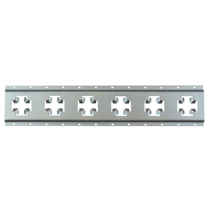 Winston Prod Tie Down Track, Cargosmart, X-Track ®, 2 Foot Length, Zinc Coated Steel, Without Track Adapter, Single – 1769