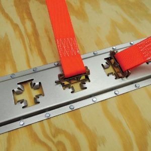 Winston Prod Tie Down Track, Cargosmart, X-Track ®, 2 Foot Length, Zinc Coated Steel, Without Track Adapter, Single – 1769